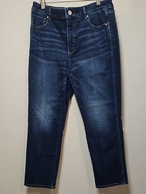 White House Black Market Dark Blue Straight Leg Jeans